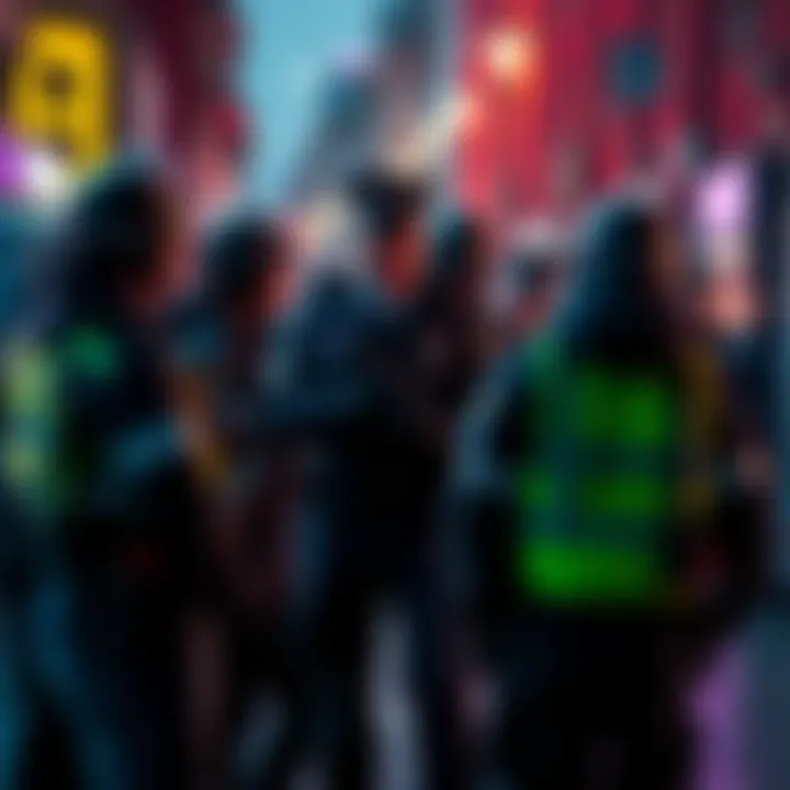 Police officers arresting suspects connected to a crypto scam in the UK
