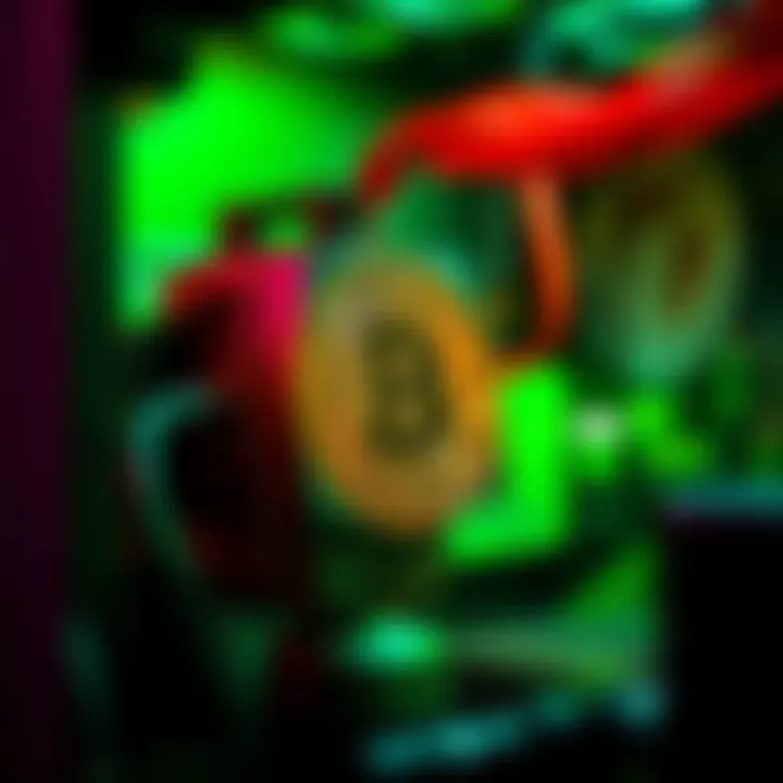 Urlacher Bitcoin Miner in Action A close-up view of the Urlacher Bitcoin Miner 120V operating, showcasing its hardware and setup