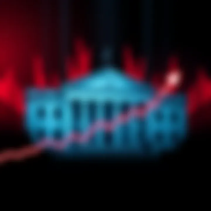 Graph showing a downward trend indicating the US Federal Reserve's interest rate cut of 0.25%.