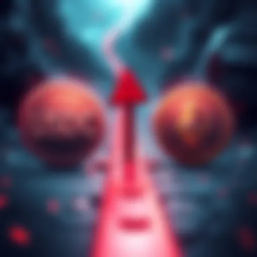 Graphic showing a blocked path between USDC and Monero symbols with a warning sign for AML regulations