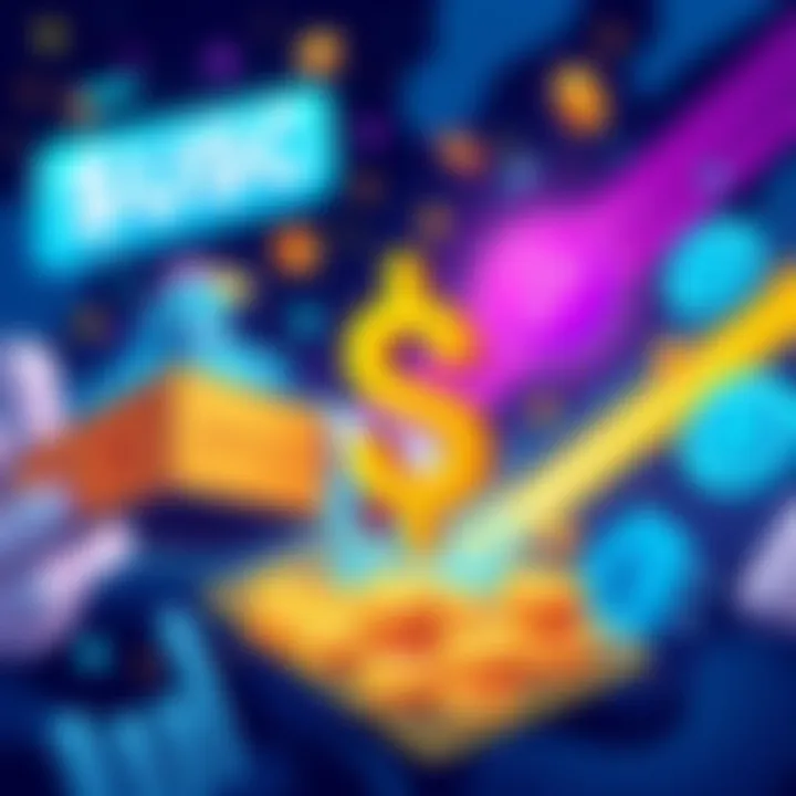 A colorful illustration promoting the launch of the $USDUC memecoin on Binance.US, featuring playful graphics that highlight its unique take on stablecoins, celebrating volatility.