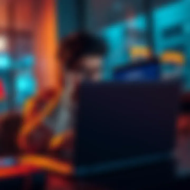 A person looks frustrated while checking their account on a laptop, showing a locked account screen and withdrawal issue message.