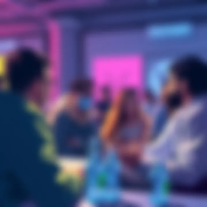 Participants engaging in a Vechain discussion, sharing ideas and asking questions about blockchain updates.