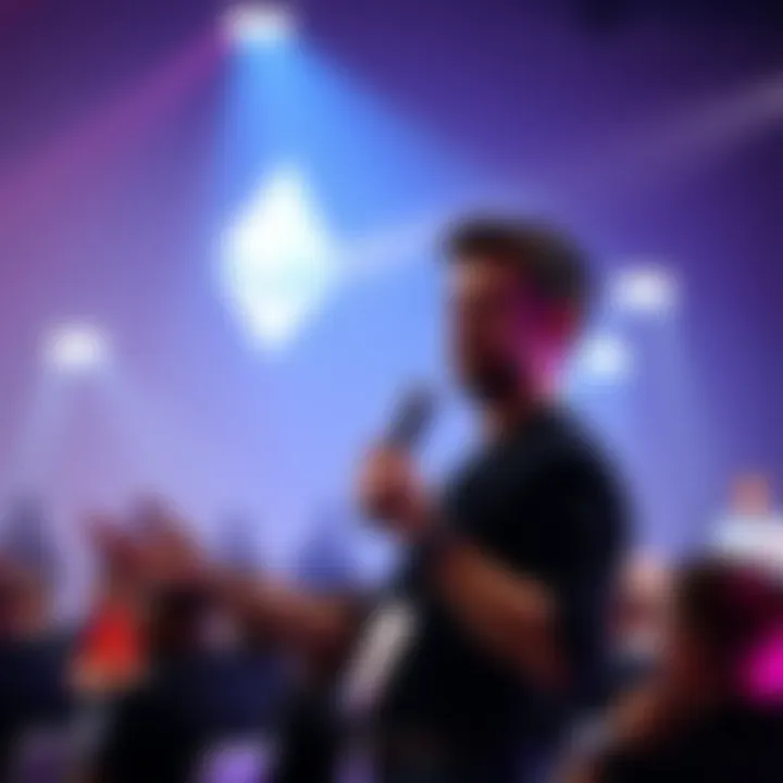 Vitalik Buterin speaking at a conference about EIP-8141 and its impact on Ethereum