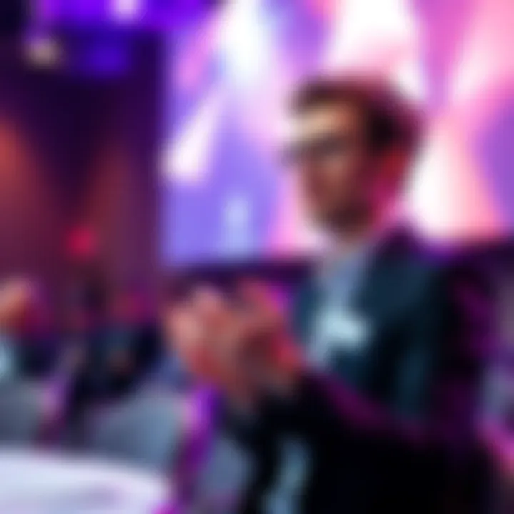 Vitalik Buterin discussing Ethereum's future Vitalik Buterin speaking at a conference about Ethereum's vision for decentralization and privacy