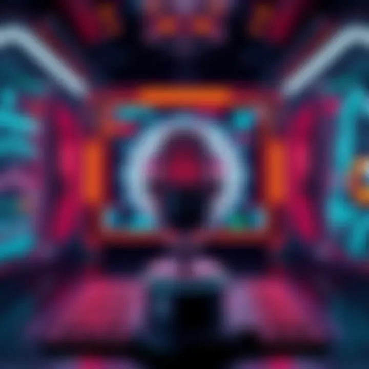 A futuristic interface showcasing voice commands managing decentralized finance strategies