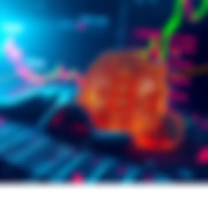 A large Bitcoin symbol with a background of financial graphs and dollar signs, indicating a significant purchase and market activity.