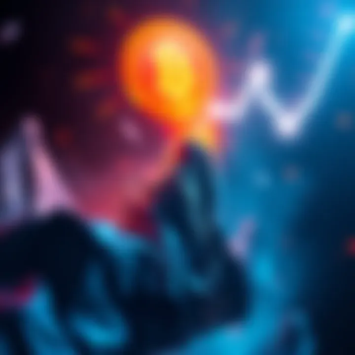 Visual representation of Whiterock's $WHITE token soaring in value, signifying market excitement and potential growth.