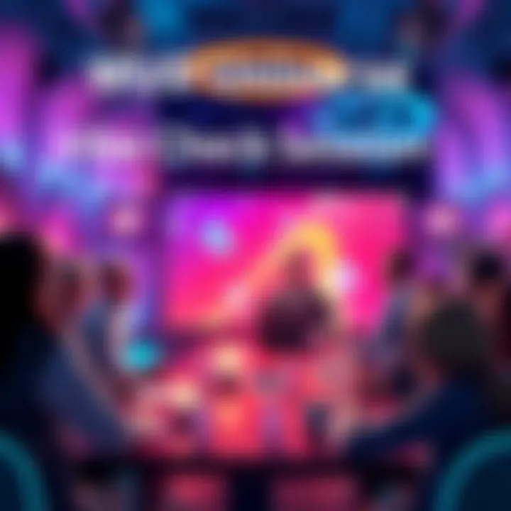 Graphic showing a lively online meeting with the Gavun Wud team answering questions from attendees.