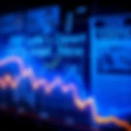 A graph showing XRP's price decline against a backdrop of news headlines about partnerships and legal wins