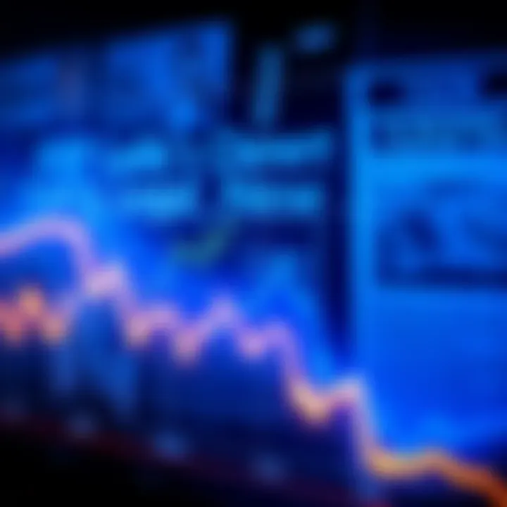 XRP Decline with Positive News A graph showing XRP's price decline against a backdrop of news headlines about partnerships and legal wins