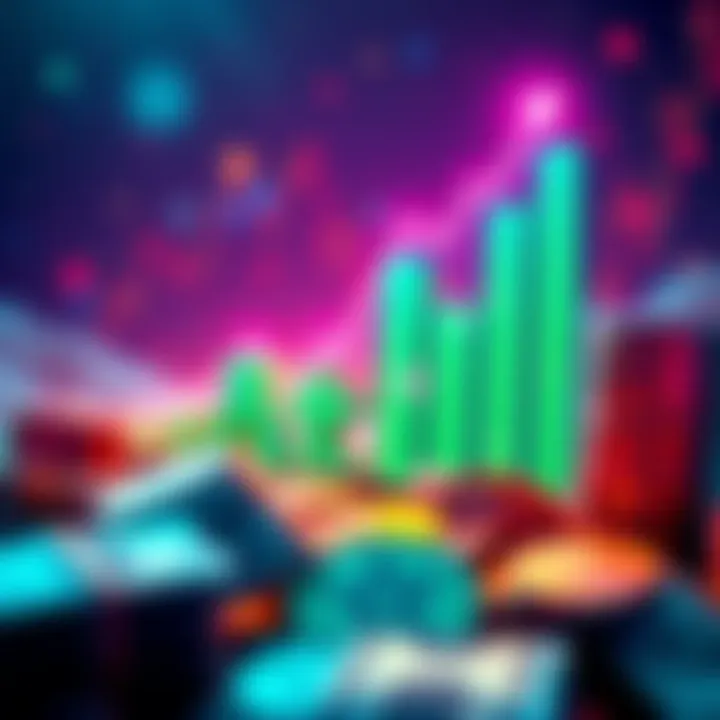 A graphic showing a rising XRP cryptocurrency chart with cash and coins around it, representing millionaires cashing out.