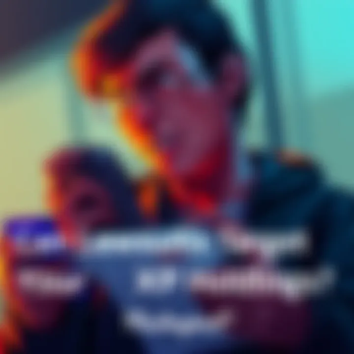 XRP Protection Concerns A worried person holding a smartphone displaying XRP cryptocurrency while looking at a legal document