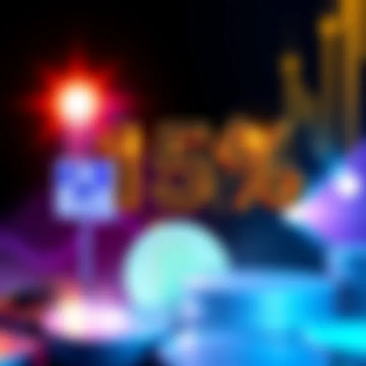 A graphic showing a bright 15% yield interest rate over images of $USDT and $USDC coins, encouraging people to save in crypto.