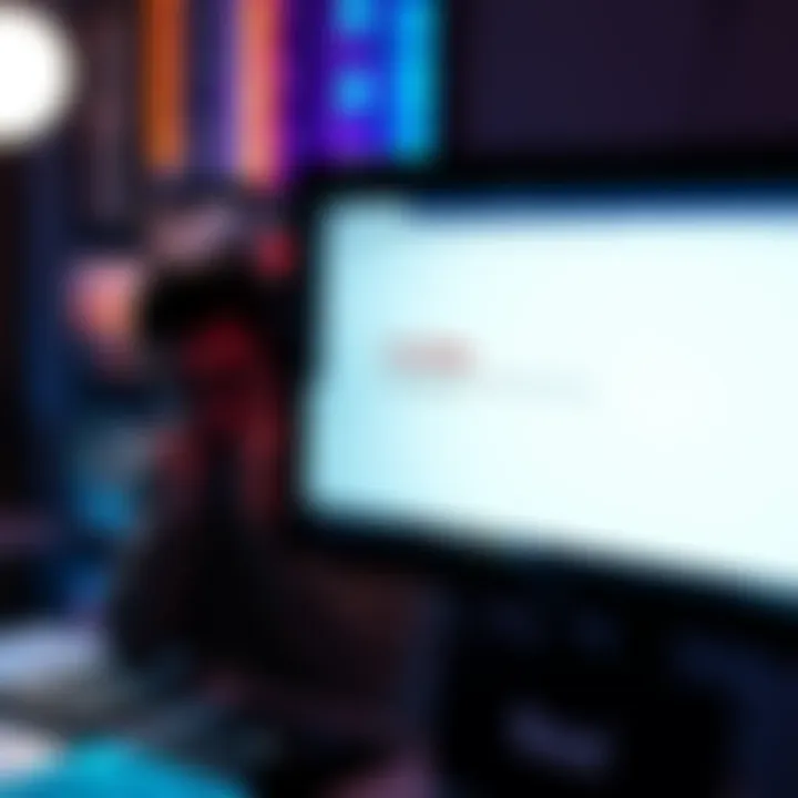 A close-up of a computer screen showing an error message related to Yoroi Wallet with a frustrated user in the background.