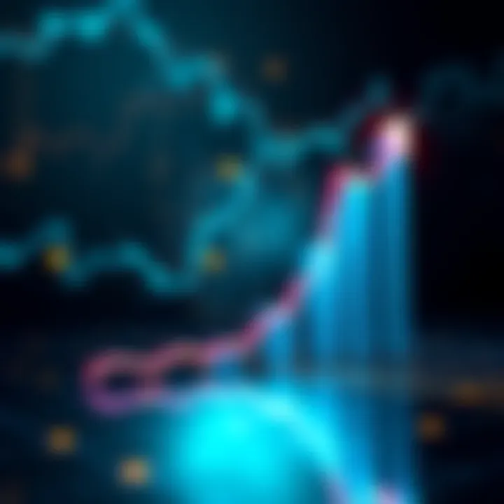 A graphic showing the Zcash logo alongside an upward trending graph, symbolizing its strength and independence from Bitcoin.