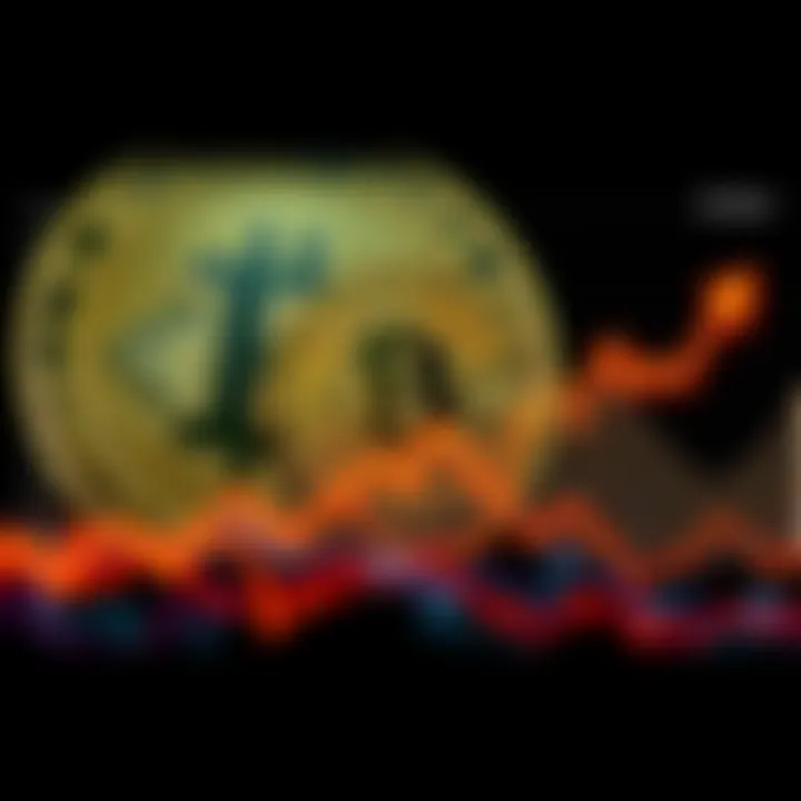 Zcash Price Surge Graph showing Zcash's 13% price increase against a backdrop of Bitcoin's decline, highlighting the contrasting trends in the crypto market.