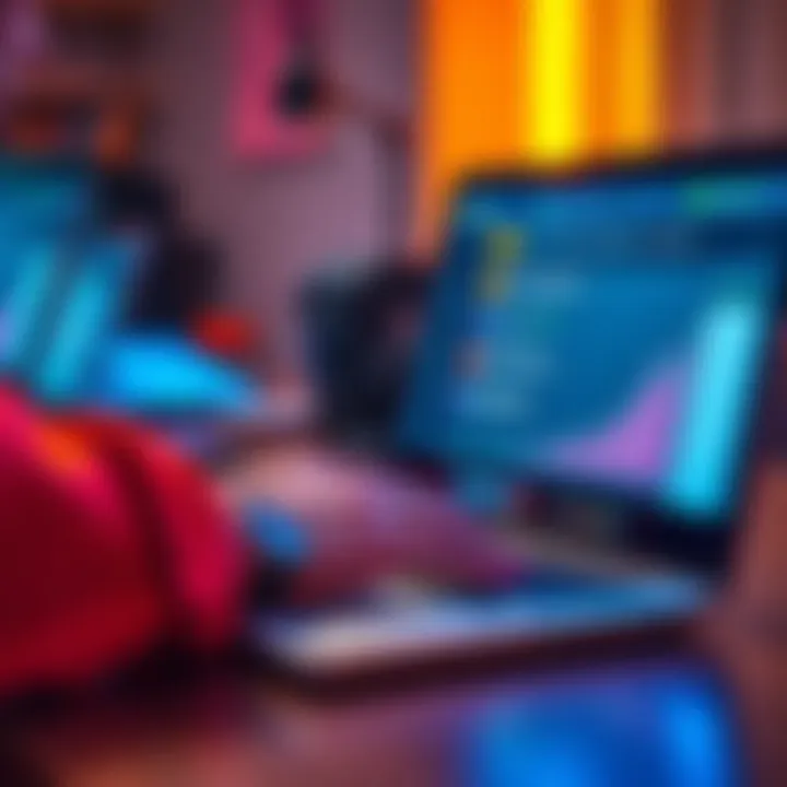 A person browsing a financial platform on a laptop, showcasing options for zero-interest credit against Bitcoin or Ethereum.